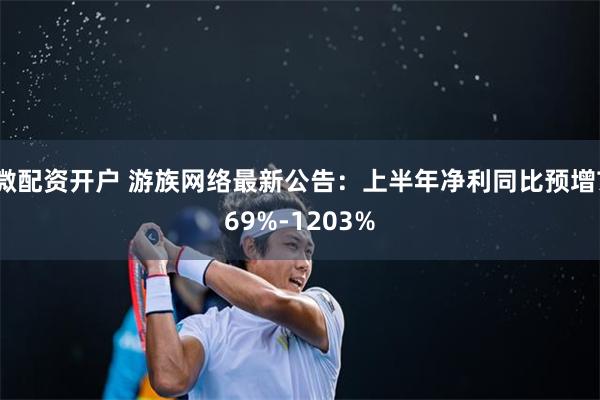 微配资开户 游族网络最新公告：上半年净利同比预增769%-1203%