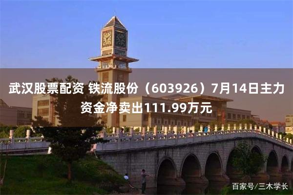 武汉股票配资 铁流股份(603926)7月14日主力资金净卖出111.99万元