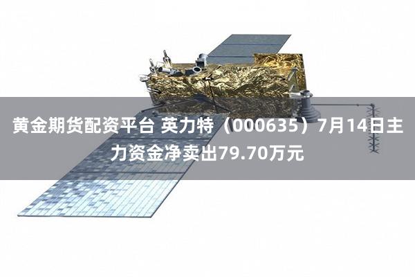黄金期货配资平台 英力特（000635）7月14日主力资金净卖出79.70万元