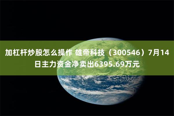 加杠杆炒股怎么操作 雄帝科技（300546）7月14日主力资金净卖出6395.69万元