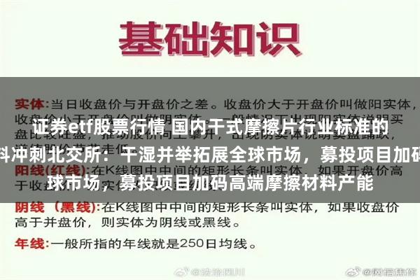 证券etf股票行情 国内干式摩擦片行业标准的主导者之一科马材料冲刺北交所：干湿并举拓展全球市场，募投项目加码高端摩擦材料产能