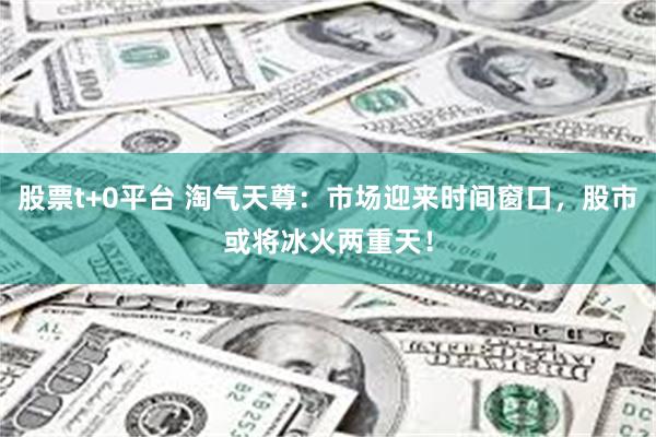 股票t+0平台 淘气天尊:市场迎来时间窗口,股市或将冰火两重天!