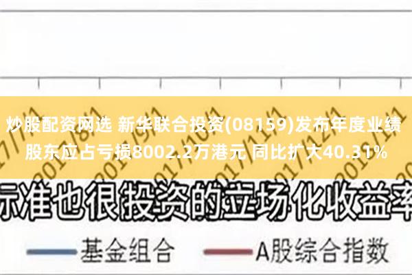 炒股配资网选 新华联合投资(08159)发布年度业绩 股东应占亏损8002.2万港元 同比扩大40.31%