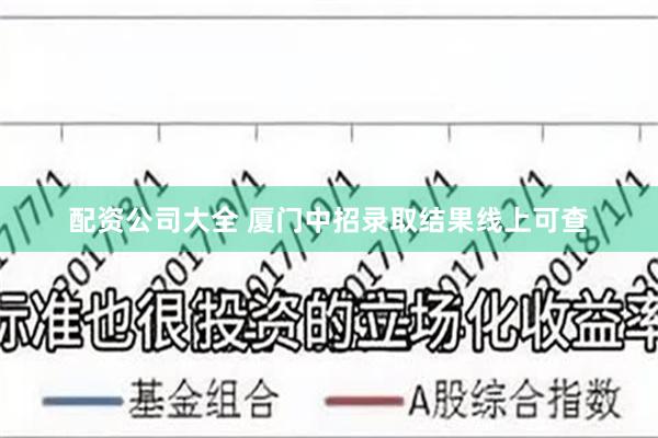配资公司大全 厦门中招录取结果线上可查