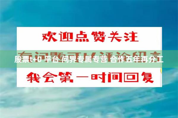 股票t+0 平台 问界专属专营 合作五年再分工